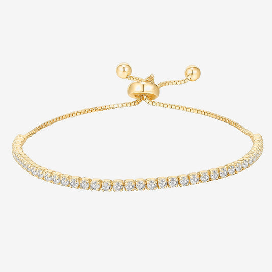 Vermeil Adjustable Tennis Bracelet